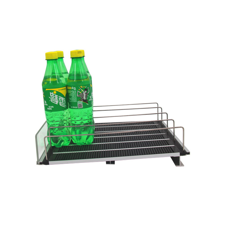 Top Quality Convenience Store Flex Roller Beverage Display Roller Track For Sliding Shelf System