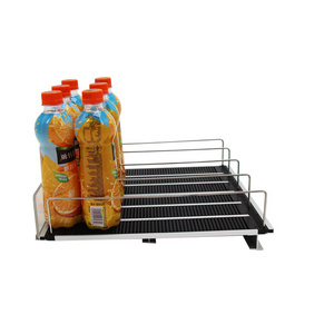 Custom Size Refrigerator Equipment Flex Roller Track Gravity Feed Roller Shelf System