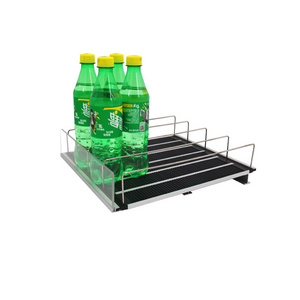 Top Quality Convenience Store Flex Roller Beverage Display Roller Track For Sliding Shelf System