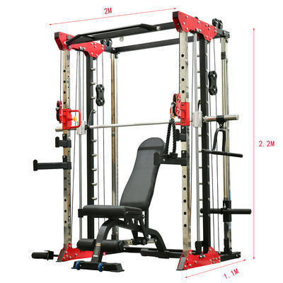 Comprehensive Training Equipment Multi-Function Squatting Frame Gantry Cables Pull Up Power Rack Cage