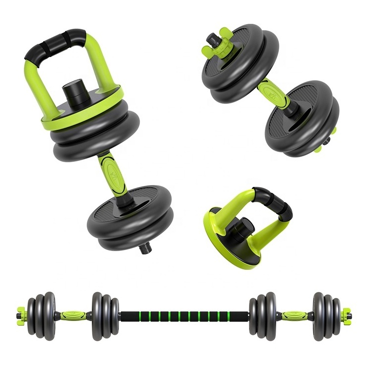 Fitness Home mancuernasn set Handle EZ Bar Barbells dumbles weight lifting dumbbells for gym cement adjustable dumbbells 40kgs