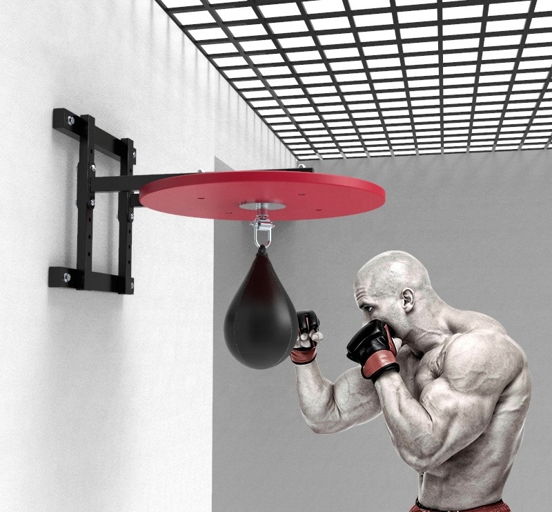 Gym & Home use fitness product hanging adjustable height boxing training ball dummy punch machine boxing bag