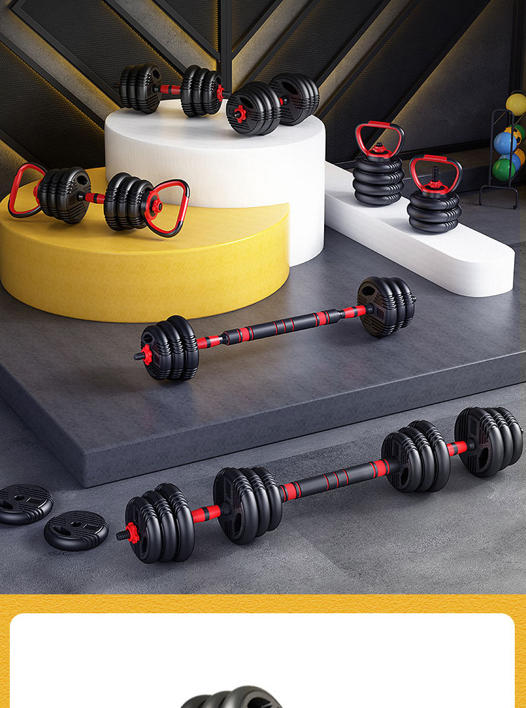 PJ Multifunction home gym barbell 10KG 15kg 20kg 25KG 30kg 40kg Adjustable Dumbbell Set