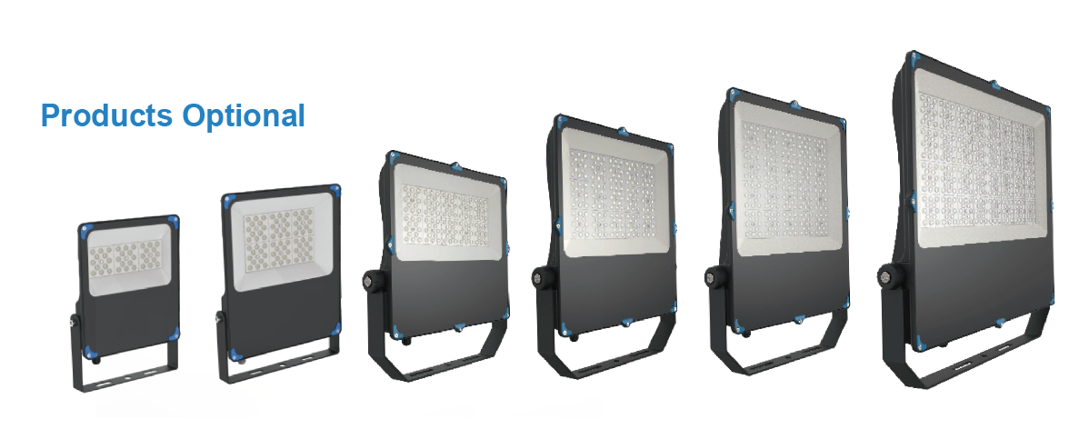 IP66 Waterproof High Lumen  25W-300W LED Flood Light 160lm/W Outdoor/Indoor Light For Garden Park Gas Station