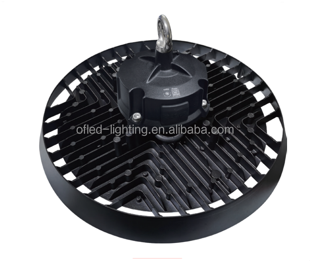 150W LED Garage Ceiling Light Black Die-casting Aluminum LED Light UFO High Bay Light