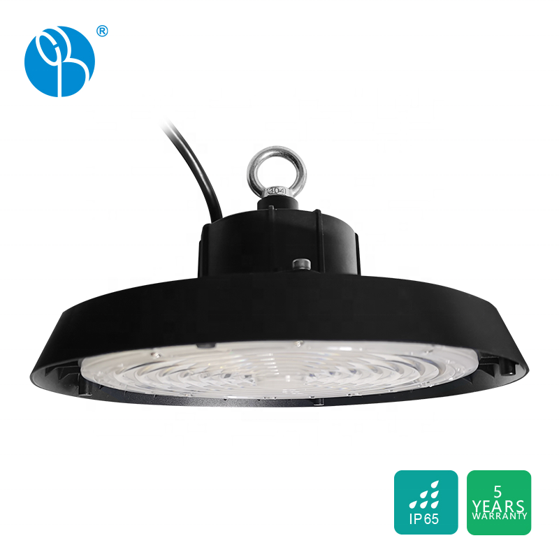 150W LED Garage Ceiling Light Black Die-casting Aluminum LED Light UFO High Bay Light