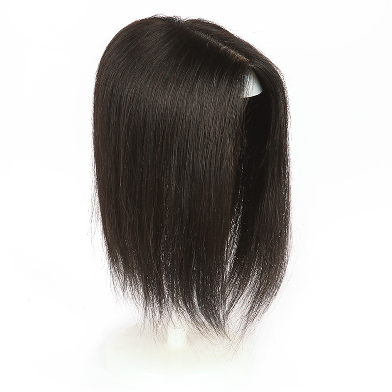 Human Hair Topper Base Human Hair Toupees Fast Shipping Wholesale Factory Price 100% Real Virgin Brazilian Silk for Women 1 PCS