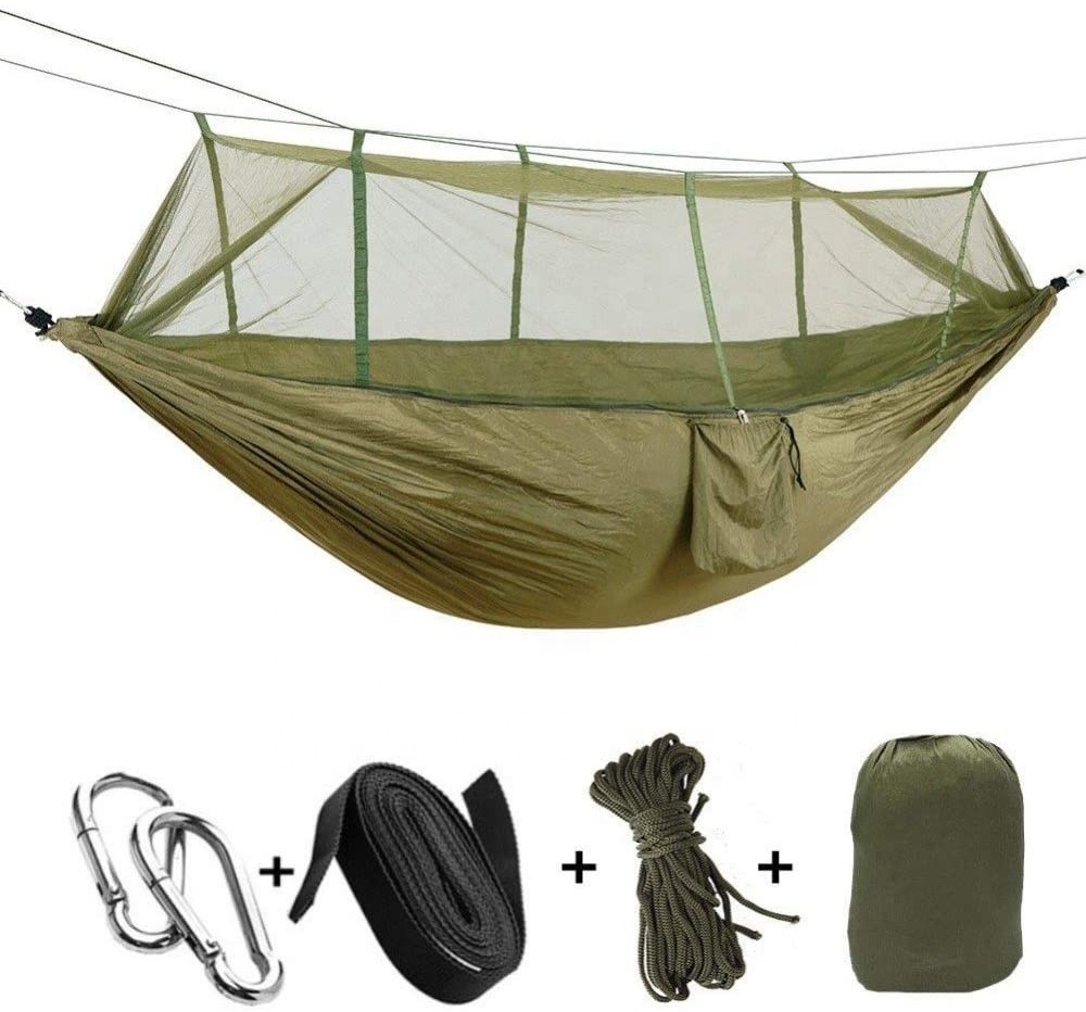 Fast Delivery Outdoor Hammock Custom Portable Hammock Travel Camping Hammock With Mosquito Net export from Bangladesh