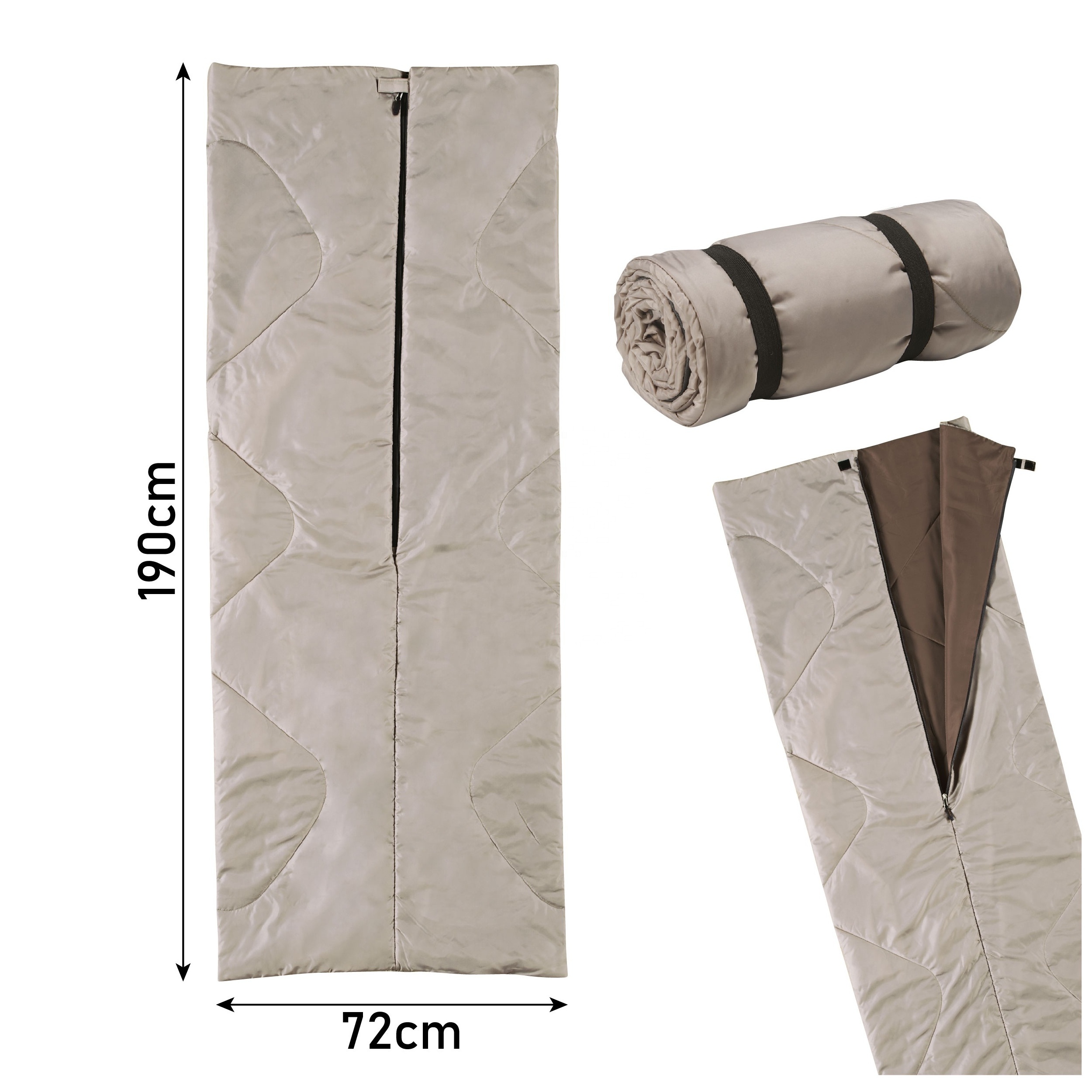 Wholesale Camping Sleeping Bag for 3 Season envelope shape Single person More Warm & Comfortable Export from Bangladesh