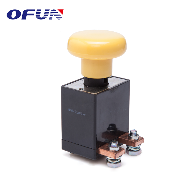 OFUN 300a Electrical Emergency Stop Button Switch 12V,24V,36V,48V,60V,72V,84V,96v,120V