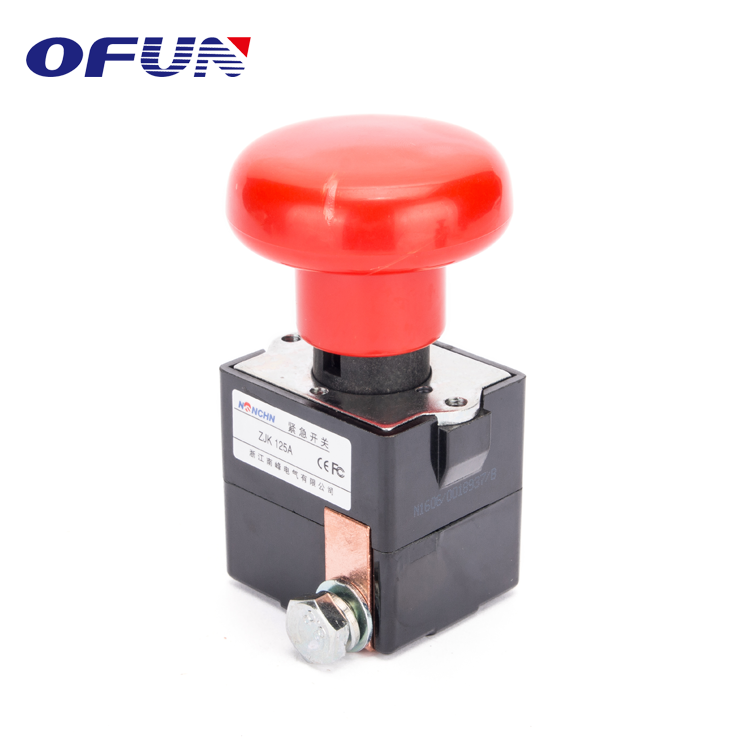 OFUN 300a Electrical Emergency Stop Button Switch 12V,24V,36V,48V,60V,72V,84V,96v,120V