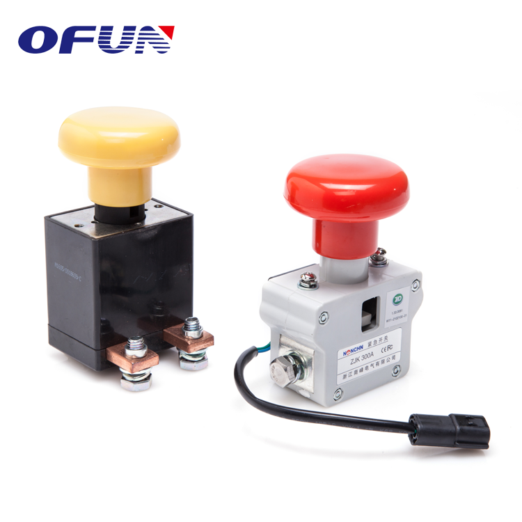 OFUN 300a Electrical Emergency Stop Button Switch 12V,24V,36V,48V,60V,72V,84V,96v,120V