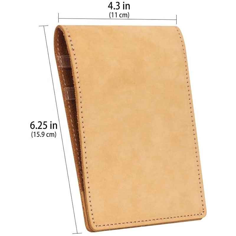 Hot Sale Yardage Book Cover Custom  Logo Golf Digital Scorecard Card Case Pu Leather Golf Scorecard Holder