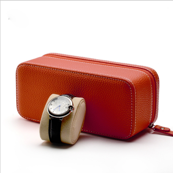 Wholesale Luxury High Quality Custom Pu Leather Watch Box For Two watches