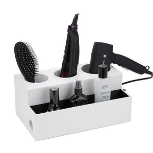 Shenzhen Factory Manufacturing White  Hair Styling Tools Storage Holder Stand  Organizer