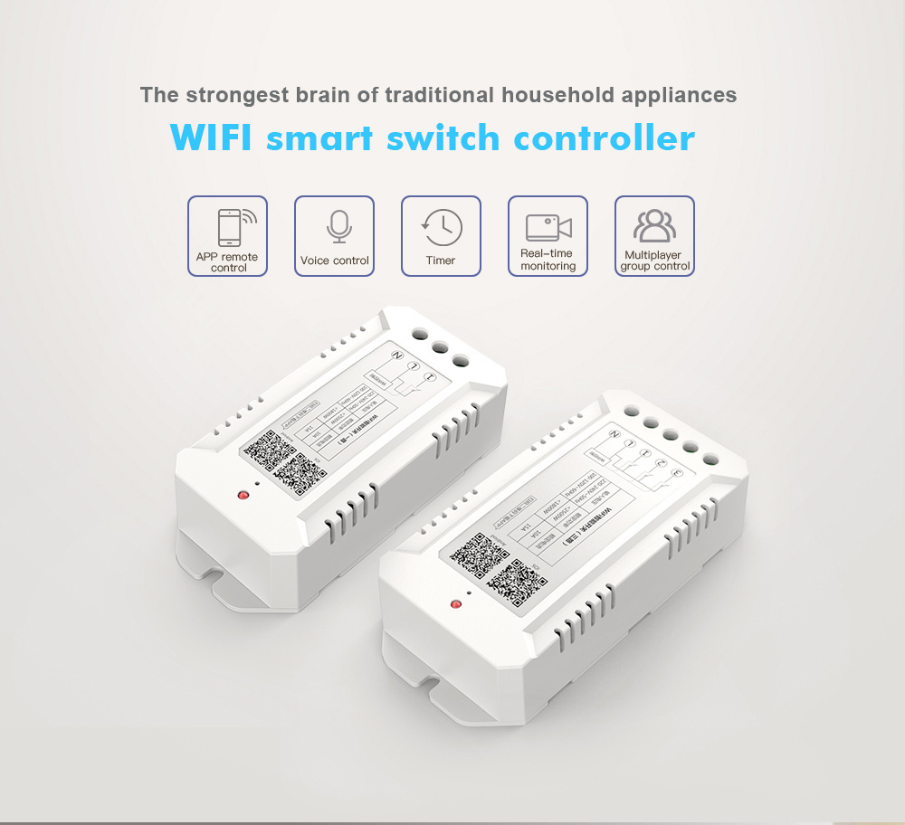 IOT Technology Inteligente Wireless Smart Home Automation 220v Alexa Dimmer 3 Gang Power Wifi Light Switch