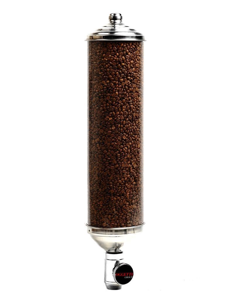 Best Hot Coffee Bean Dispenser Silo Round Shape Wall Mounted Coffee Silo Top Product 2022 New Model