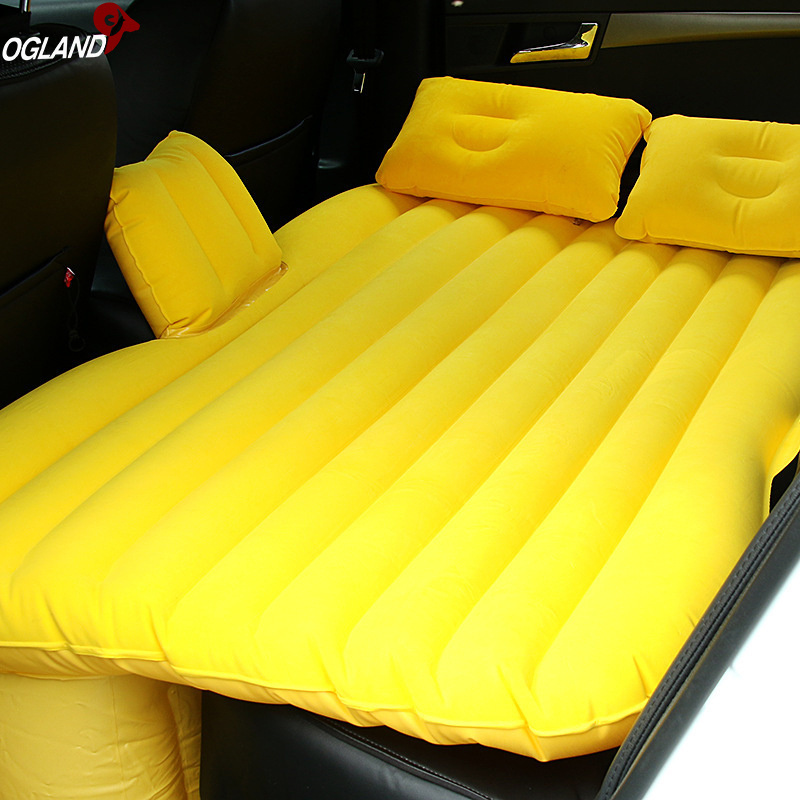 Universal Car Air Inflatable Travel Mattress Bed for Camping Travel Car Back Seat Outdoor Mat Cushion Sofa Pillow