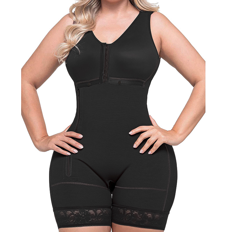 Plus Size Zipper Open Crotch Fajas Skim Shapewear Stomach Slimming Flat Underwear Original Colombian Girdles Corsets For Women