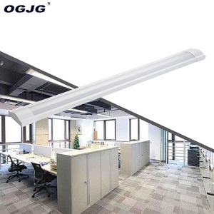 OGJG Indoor 2ft 4ft Low Profile Aluminum Linear Fixture Surface Mount Ceiling Dimmable Led Batten Lights