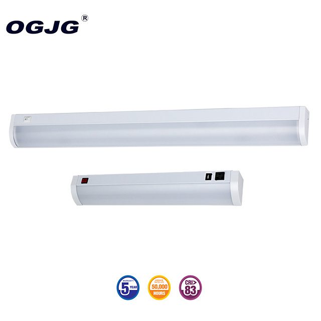 OGJG 2ft 3ft 4ft indoor dimming lighting hotel shop cabinet linear fixture led wraparound batten lights