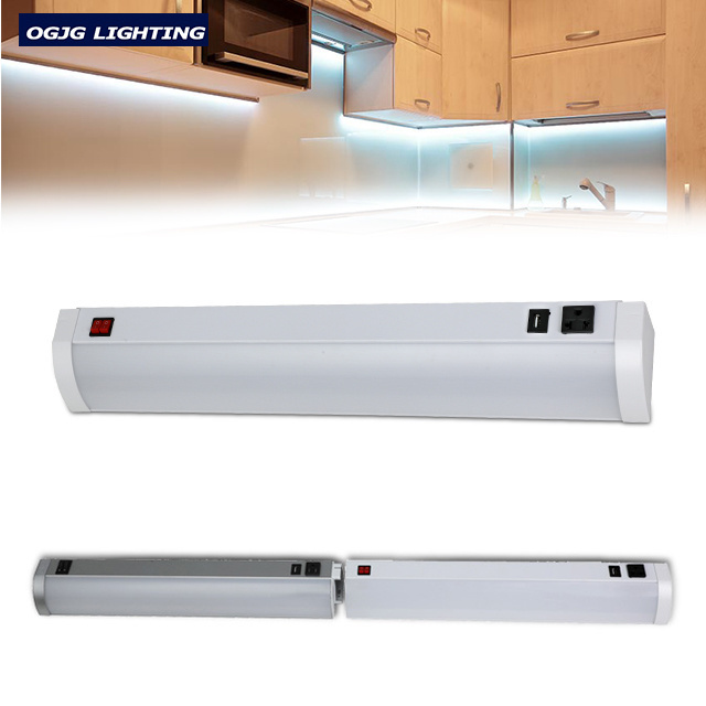 OGJG 10w 20w 30w aluminum battens kitchen under cabinet lighting fixtures led shop linear light