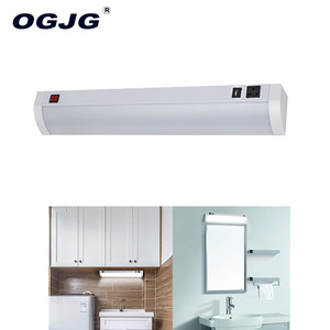 OGJG dimming 7w 10w 15w 1ft 2ft 3ft 4ft indoor batten light commercial led linear fixture for shop showroom cabinet