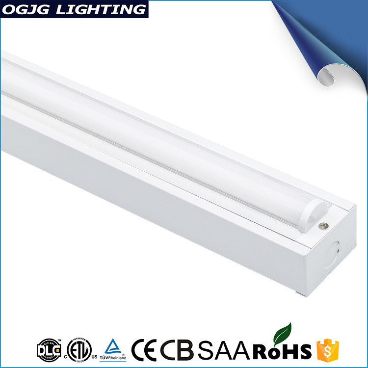 4ft 40w indoor multifunctional lighting wraparound batten light commercial led linear fixture for shop