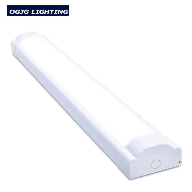 OGJG Dustproof Meeting Room White Led Linear Pendant Light Modern Hanging Fixture Batten Lamp for Commercial Office