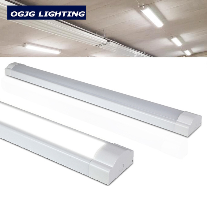 OGJG High Quality Aluminum 20w 40w 60w 80w Linear Fixture 1200mm 1500mm Led Linear Batten Light