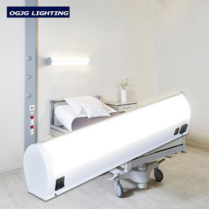 Hospital bedside light 0-10V dimming up down lighting led linear wall lamp fixture