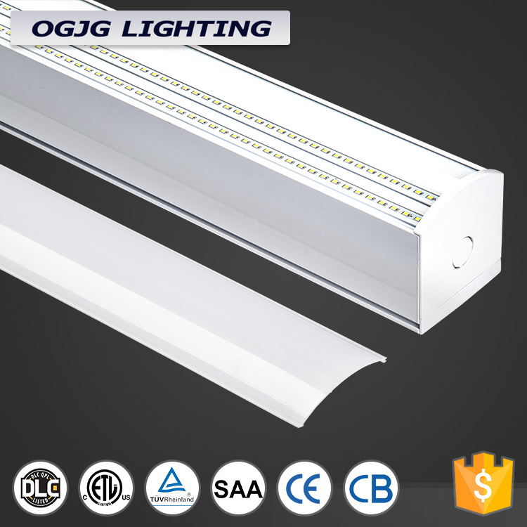 OGJG 1.5m 40w 50w 60w linkable suspended led ceiling lamp with pc cover aluminum light fixture