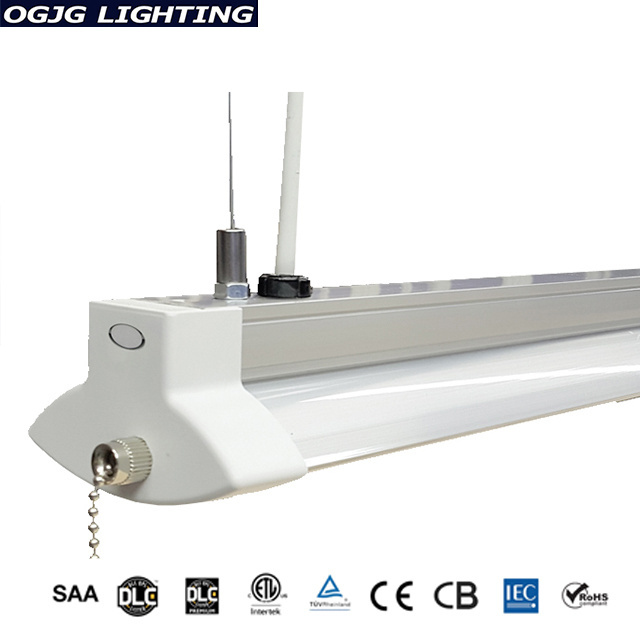 Workbench suspended linear lighting 1200mm led shop light 4ft 20w 30w 40w dimming linkable batten lamp fixture