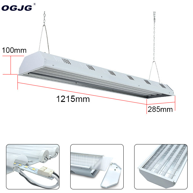 dlc etl saa Super Brightness aquarium linear lamp 2ft 4ft 5ft 8ft linkable microwave motion sensor led highbay lights