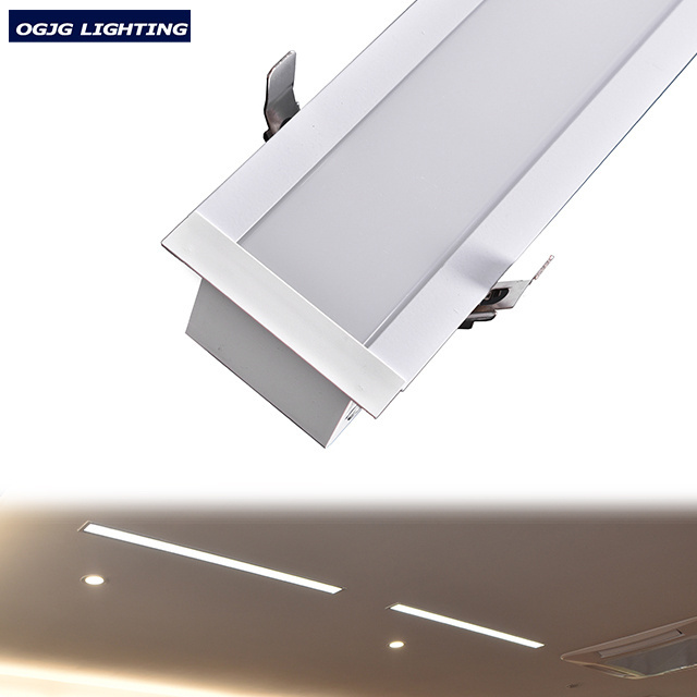 OGJG indoor stair office wall ceiling emergency battery linear fixtures led batten recessed light