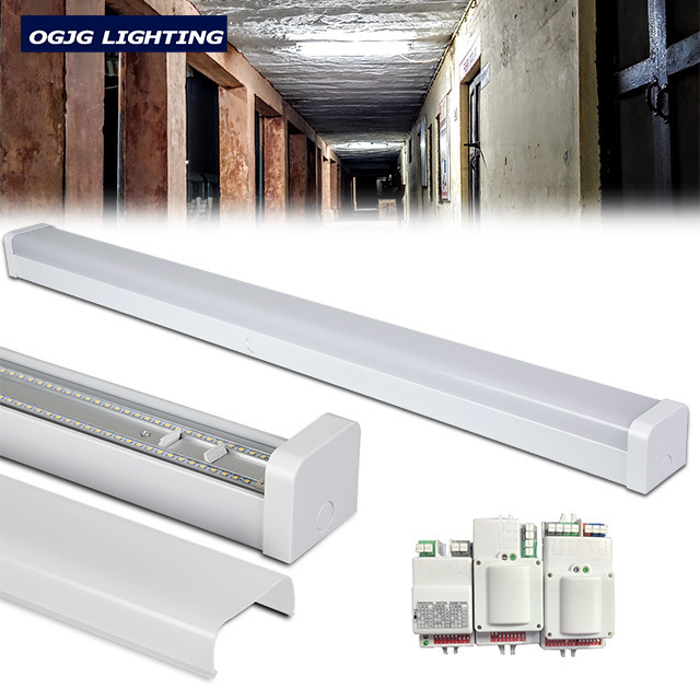 OGJG CE RoHS linear supermarket lighting fixtures commercial lights 4ft led batten ceiling tube light