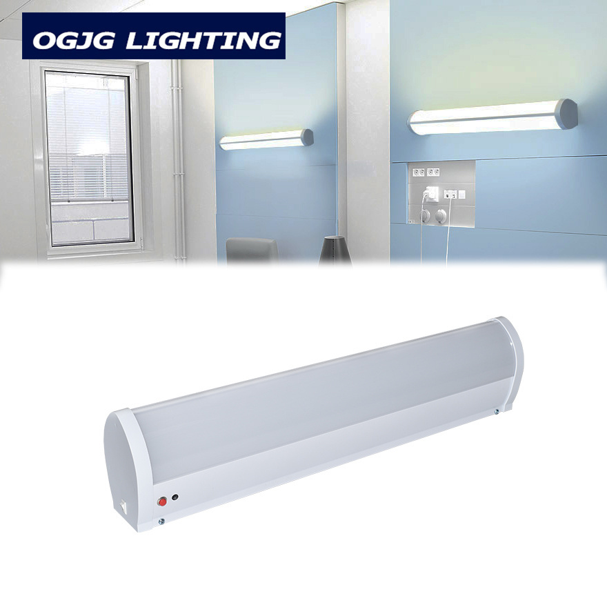 OGJG 5 years warranty 10w 15w 20w led lighting fixture wall mounted up and down linear light for hospital over bedhead