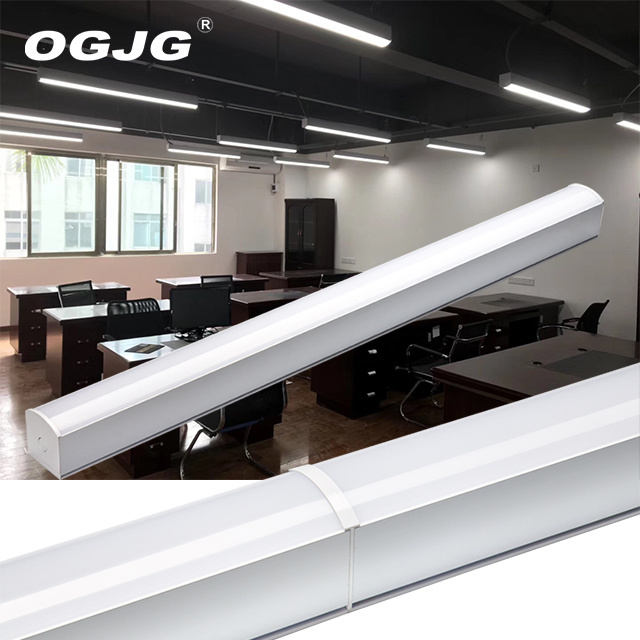 OGJG dimmable 100-277v 2ft 4ft 5ft 20w 40w 60w suspended office led linear lighting fixtures