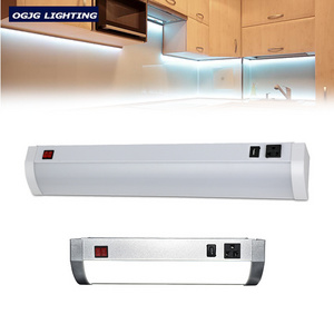 10w 15w 20w 25w 30w High brightness aluminum  kitchen under cabinet fitting pc cover display shelf linear led closet lights