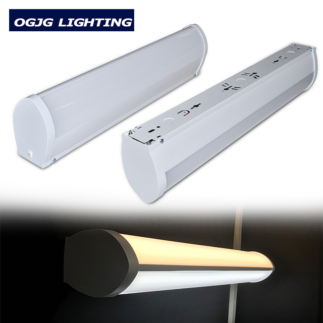 OGJG 100-277v 347v trilaterally emitting wall mount clinic over bed head led linear lighting fixture