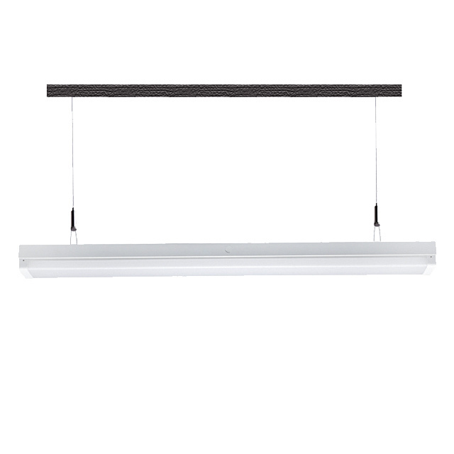 CE SAA DLC ETL warm color marina wareroom emergency batten lighting 600mm 1200mm office Remote Control LED pendant fixtures