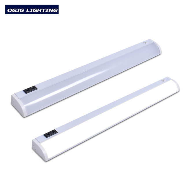 OGJG kitchen batten fixture thin linear lamp 120v under cabinet lighting led wardrobe lights with sensor switch