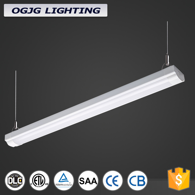 factory supply bathroom PC lens waterproof linear ceiling lamp modern swimming pool 60cm 120cm 150cm led batten pendant light