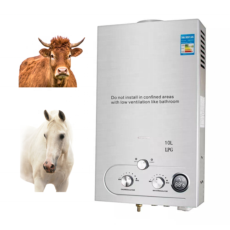 Portable 6L 10L Outdoor Dog Horse Shower Instant Hot Water Gas Water Heaters