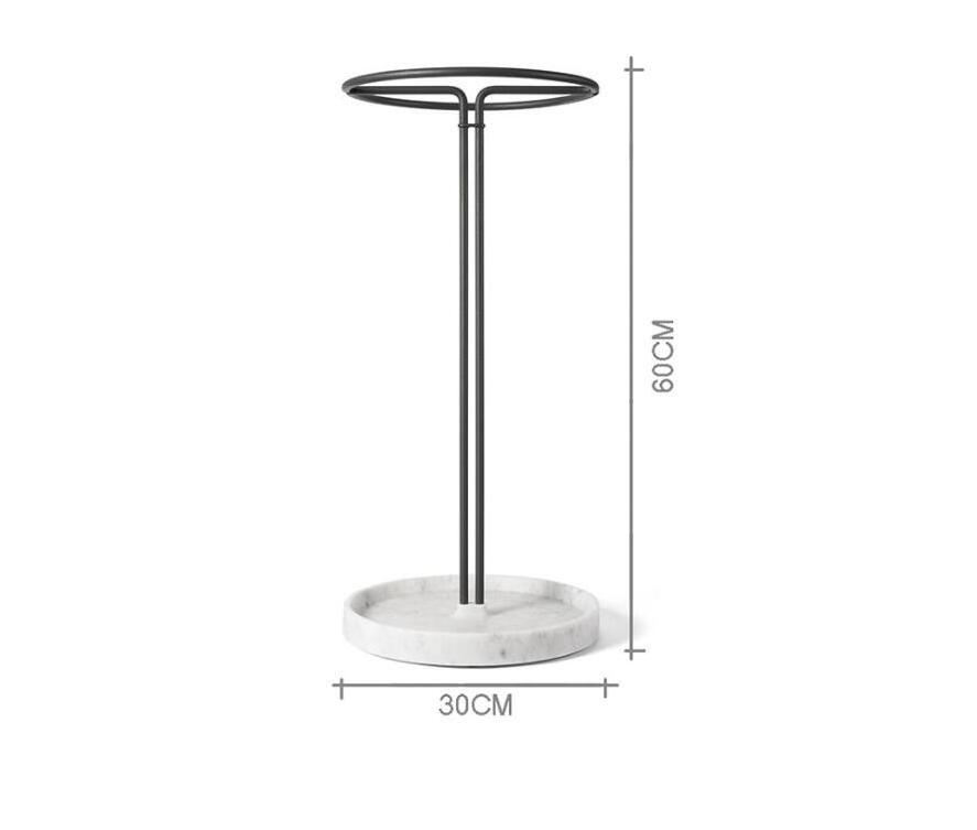 Designed office white marble umbrella holder stands