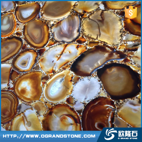 Luxury Translucent Agate Onyx Stone Panels