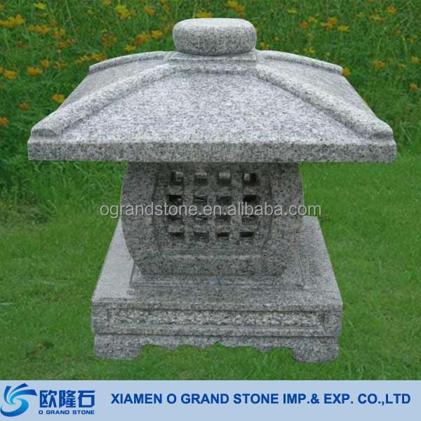 Landscaping Stone Outdoor Grey Granite Japanese Lantern