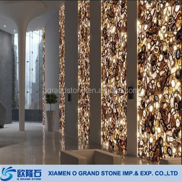 Luxury Translucent Agate Onyx Stone Panels