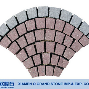 cobblestone paver mats, granite mesh cobblestone pavers FOR SALE