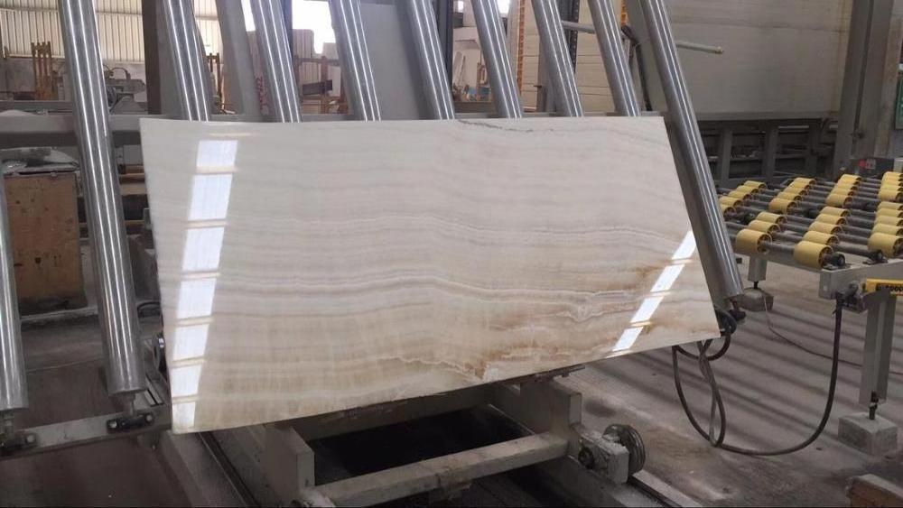 Luxury Transparent Super Thin White Onyx Stone Marble Tile Slab 1MM,2MM,3MM,4MM